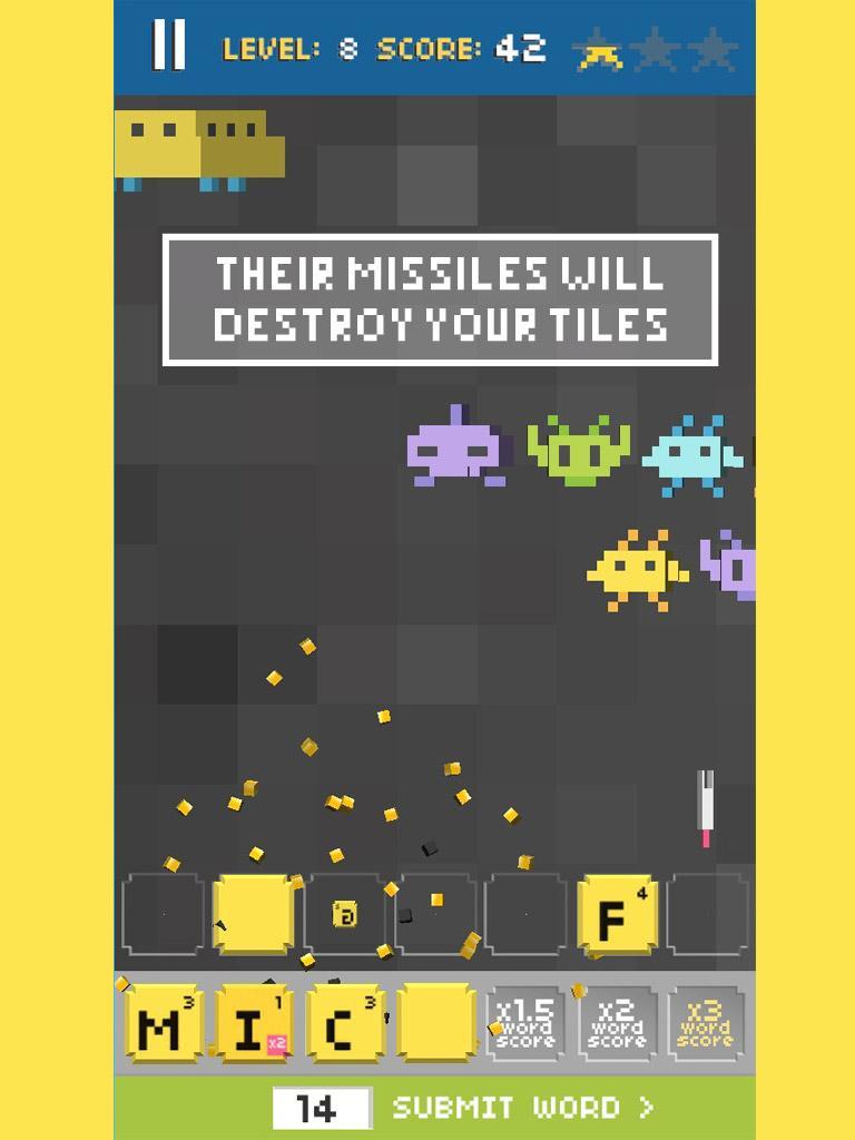 Word Invaders Game Screenshot