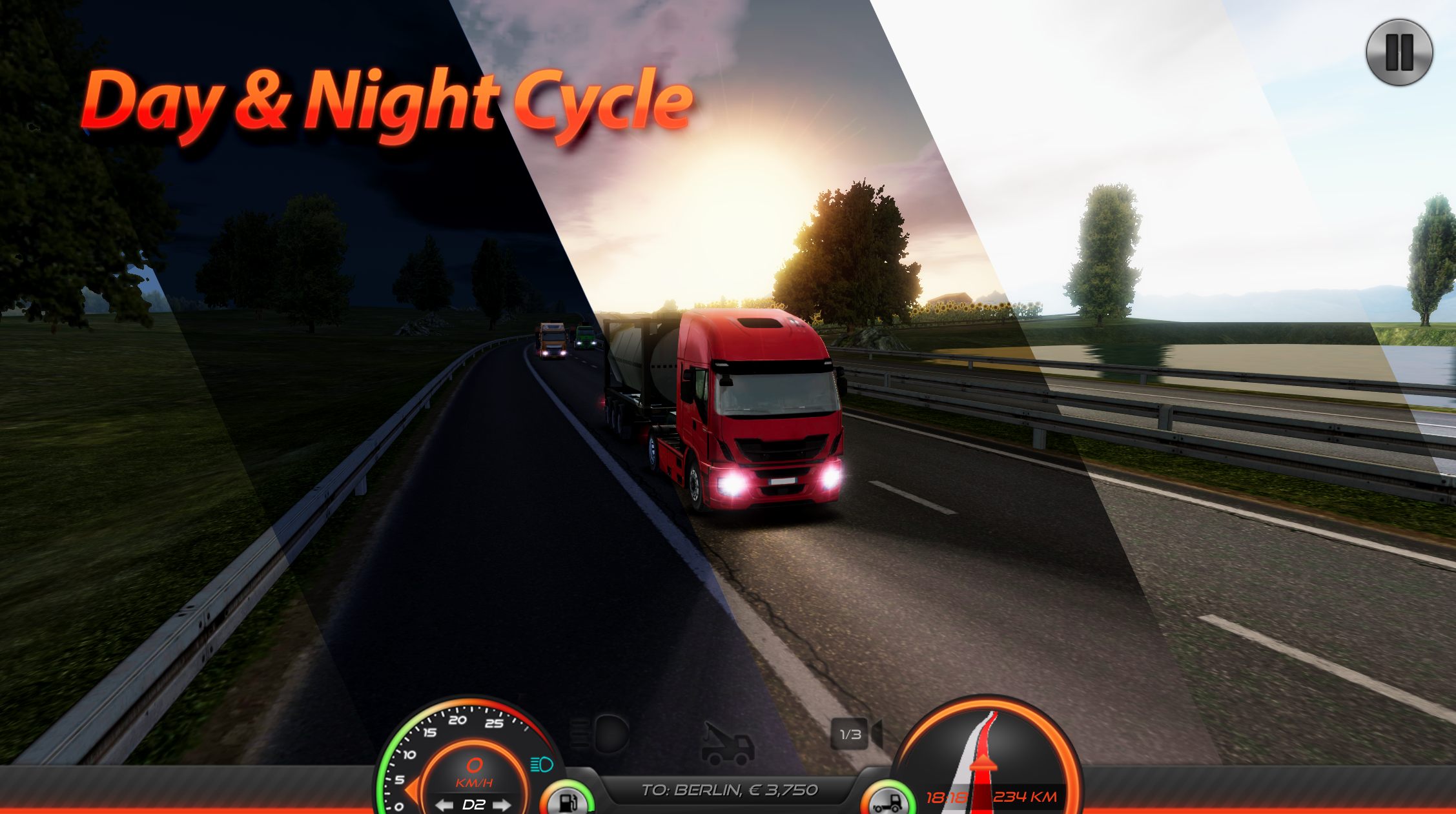 Truckers of Europe 2 Game Screenshot