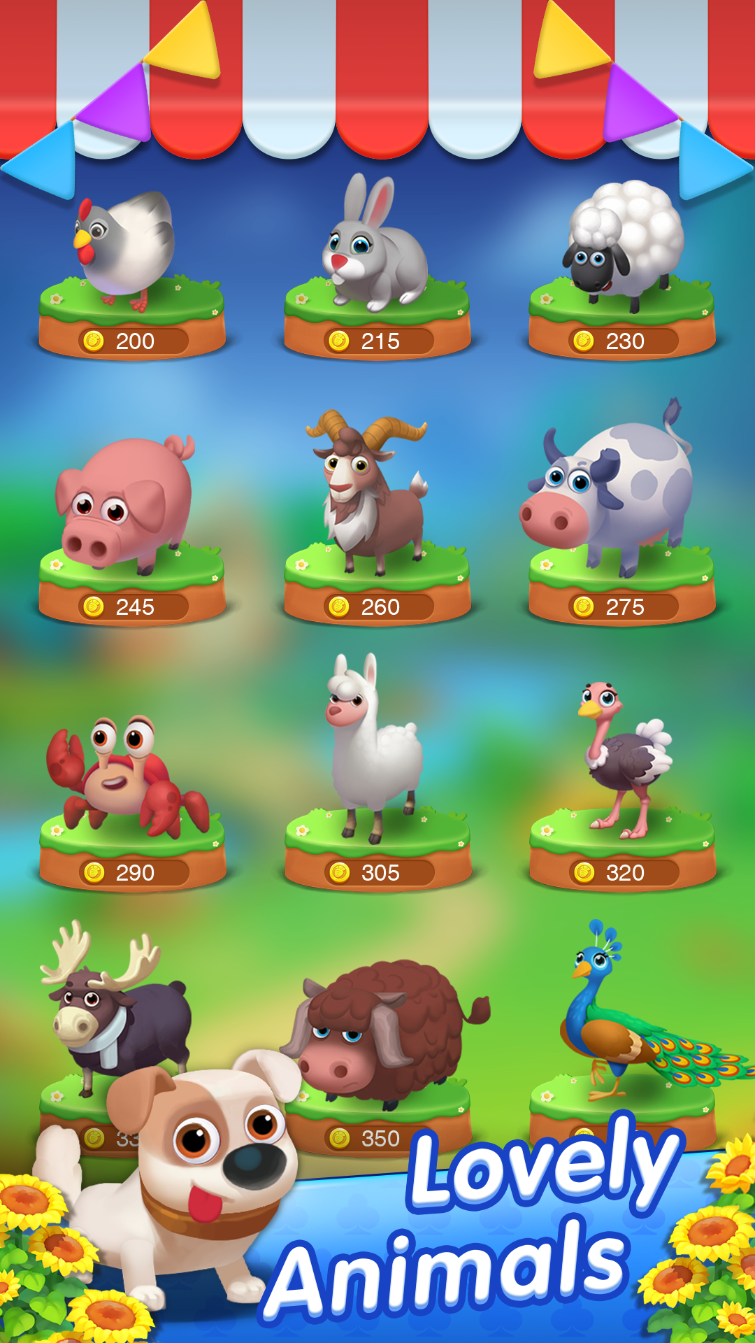 Solitaire Farm Game Screenshot
