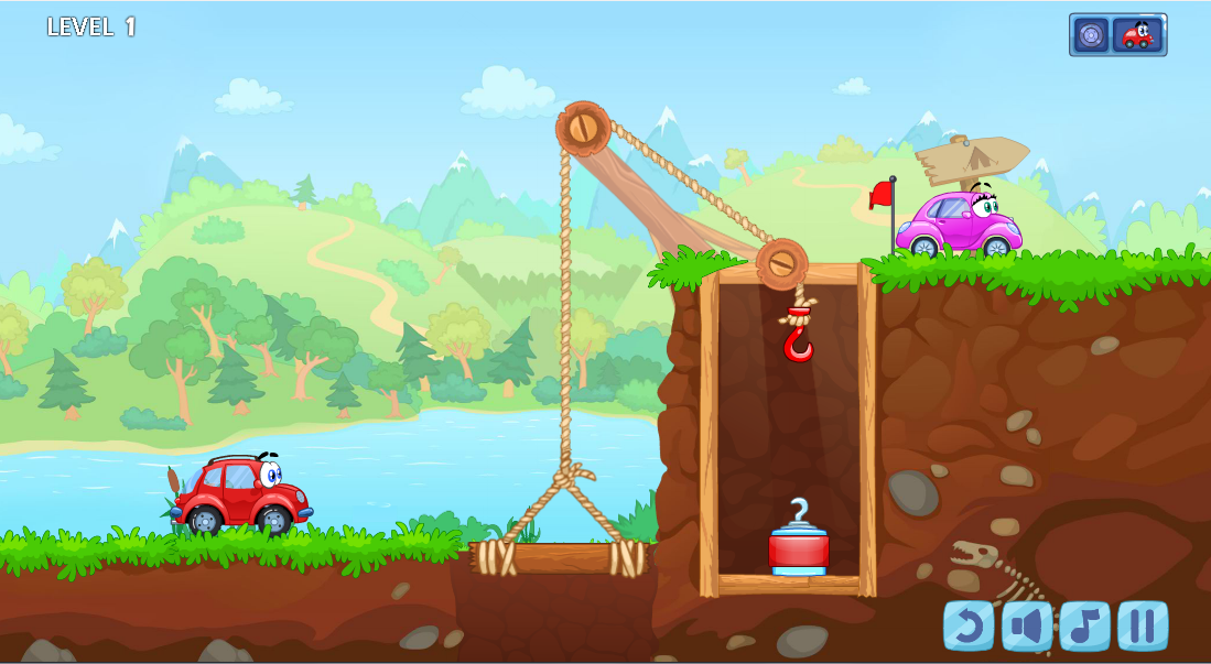 Wheelie 8 - Aliens Game Screenshot
