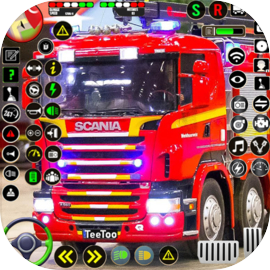 Police Ambulance Fire Truck