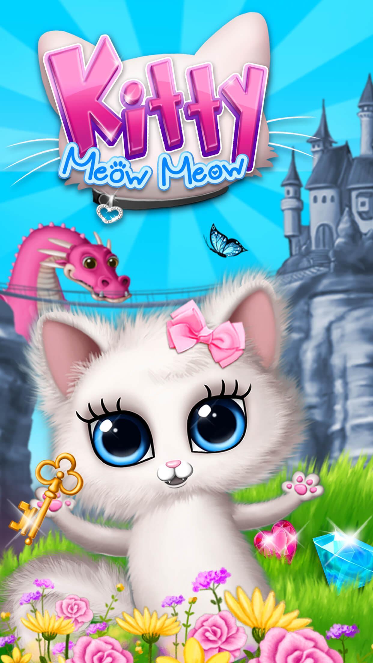 Kitty Meow Meow - My Cute Cat Day Care & Fun ゲームのスクリーンショット