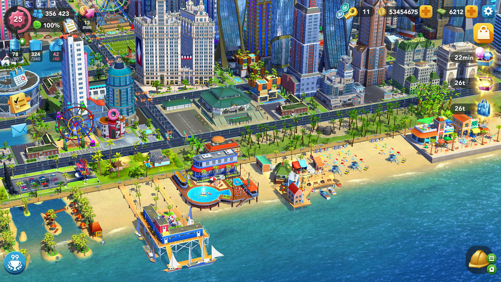 SimCity BuildIt Game Screenshot