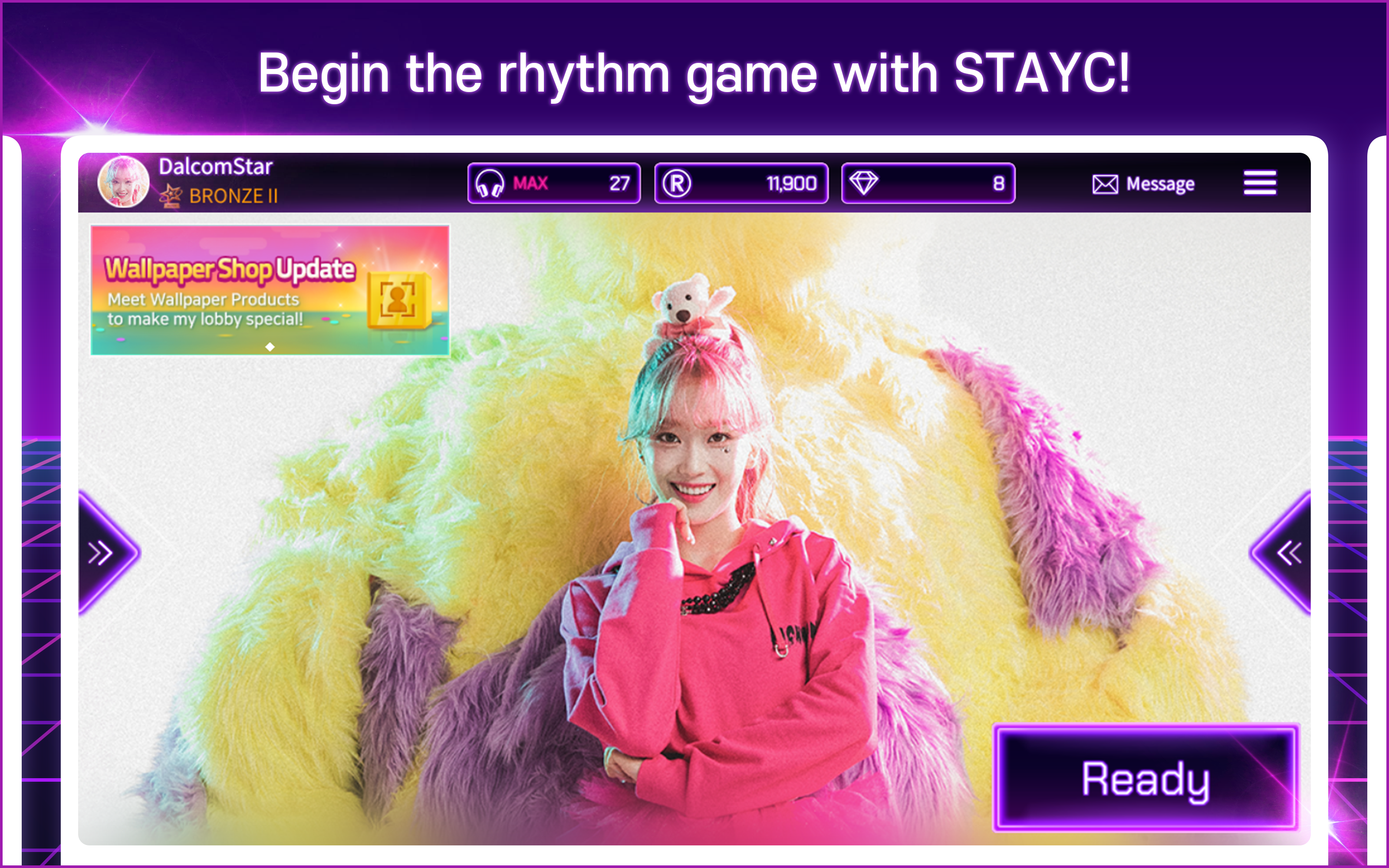 SUPERSTAR STAYC Game Screenshot