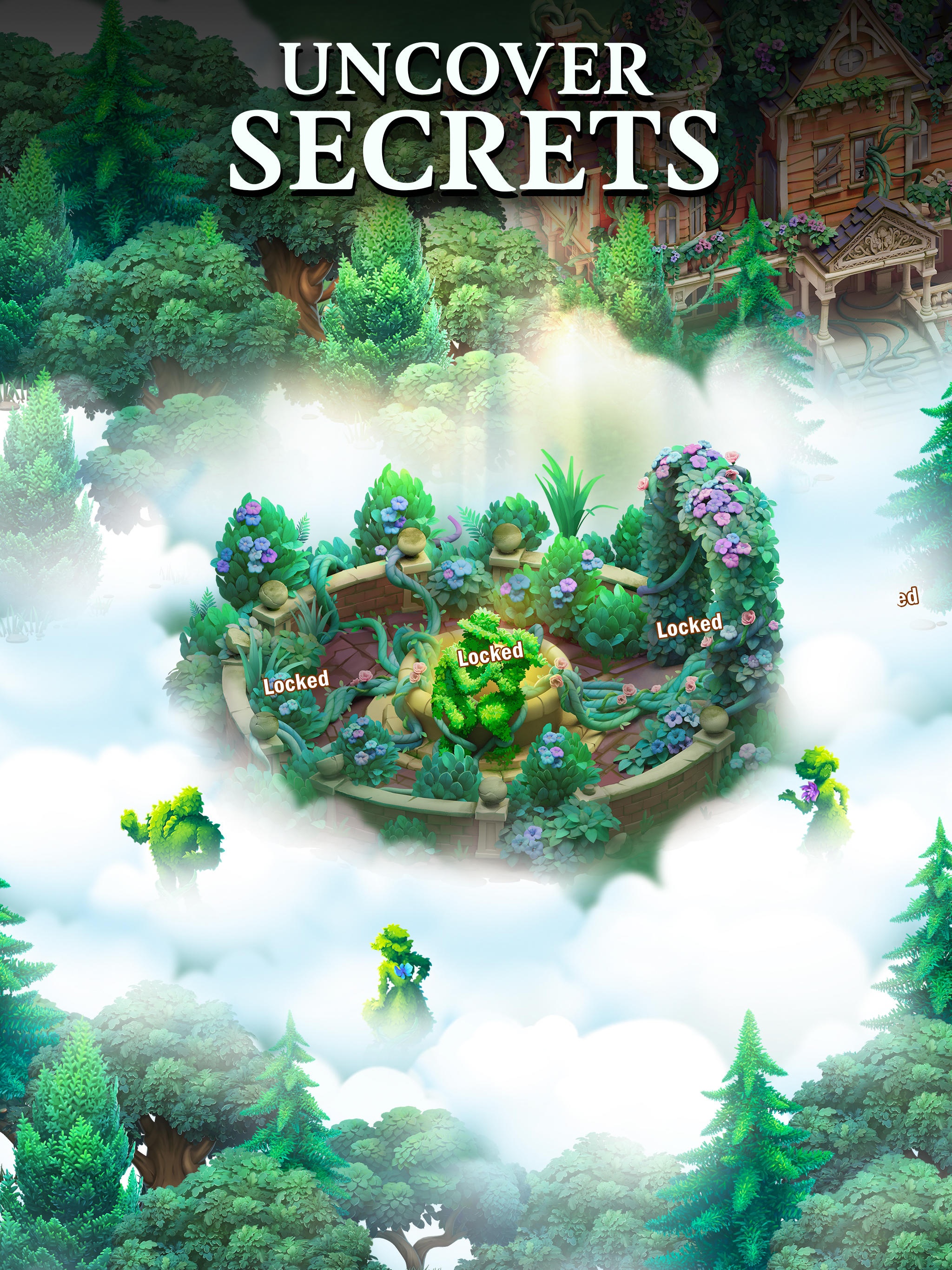 Merge Gardens Game Screenshot