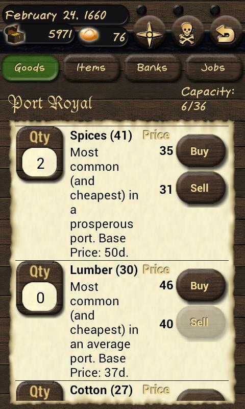 Pirates and Traders screenshot game