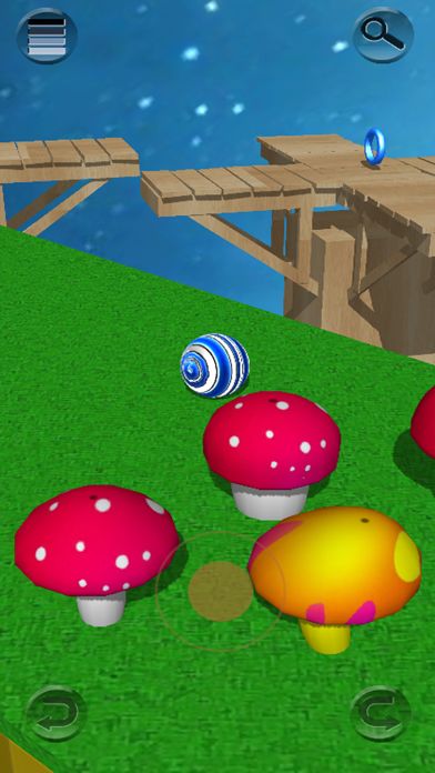Screenshot of Ball Travel 3D Retro