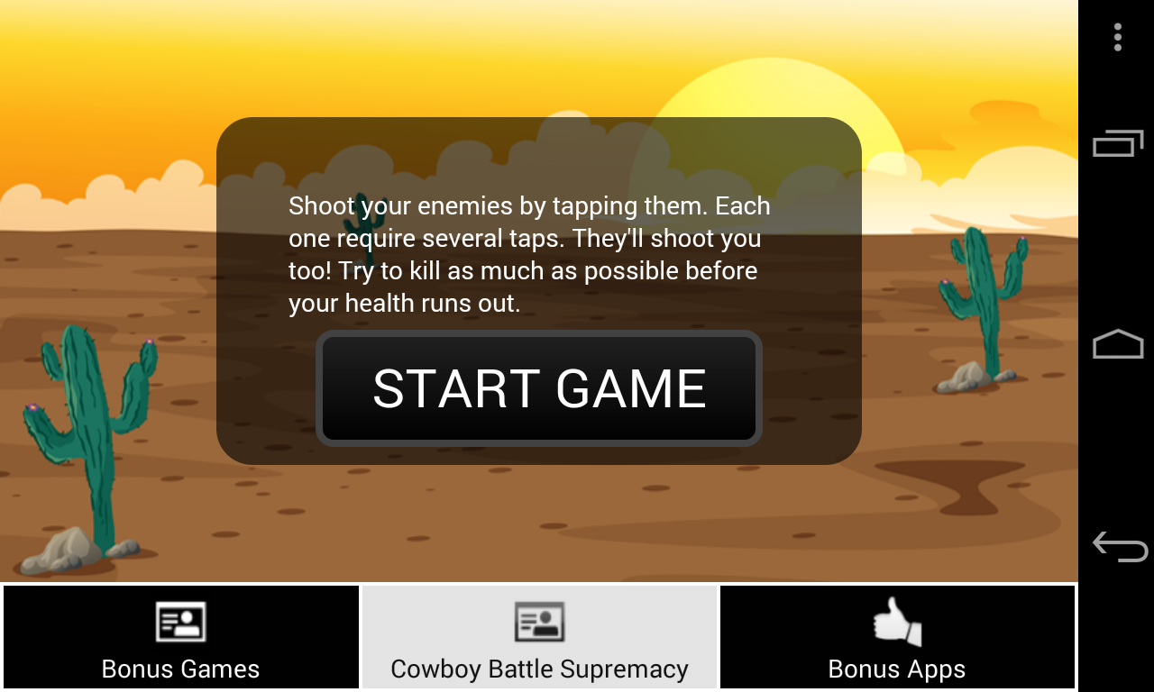 Cuplikan Layar Game Cowboy Battle Supremacy