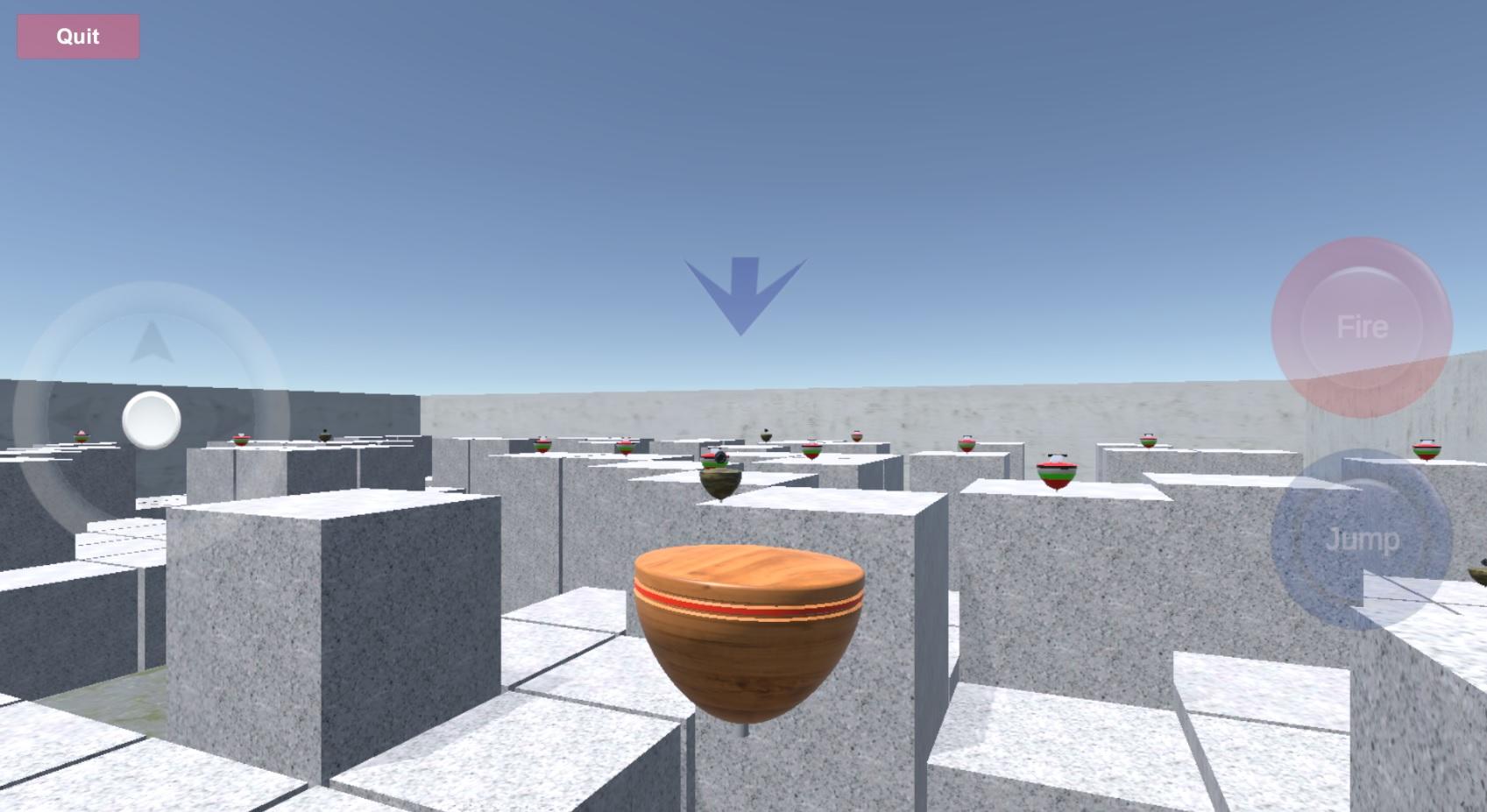 SpinningTop fighter Game Screenshot