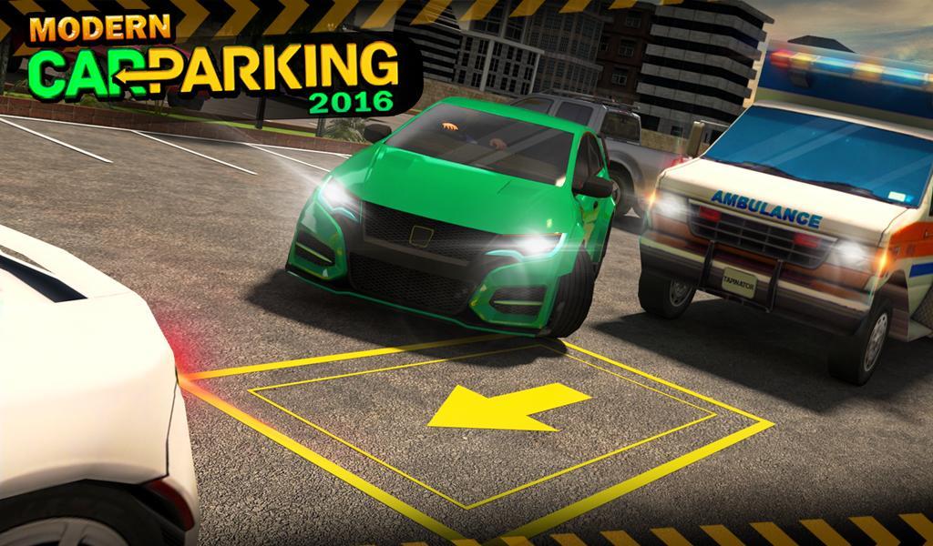 Modern Car Parking 2016 Game Screenshot