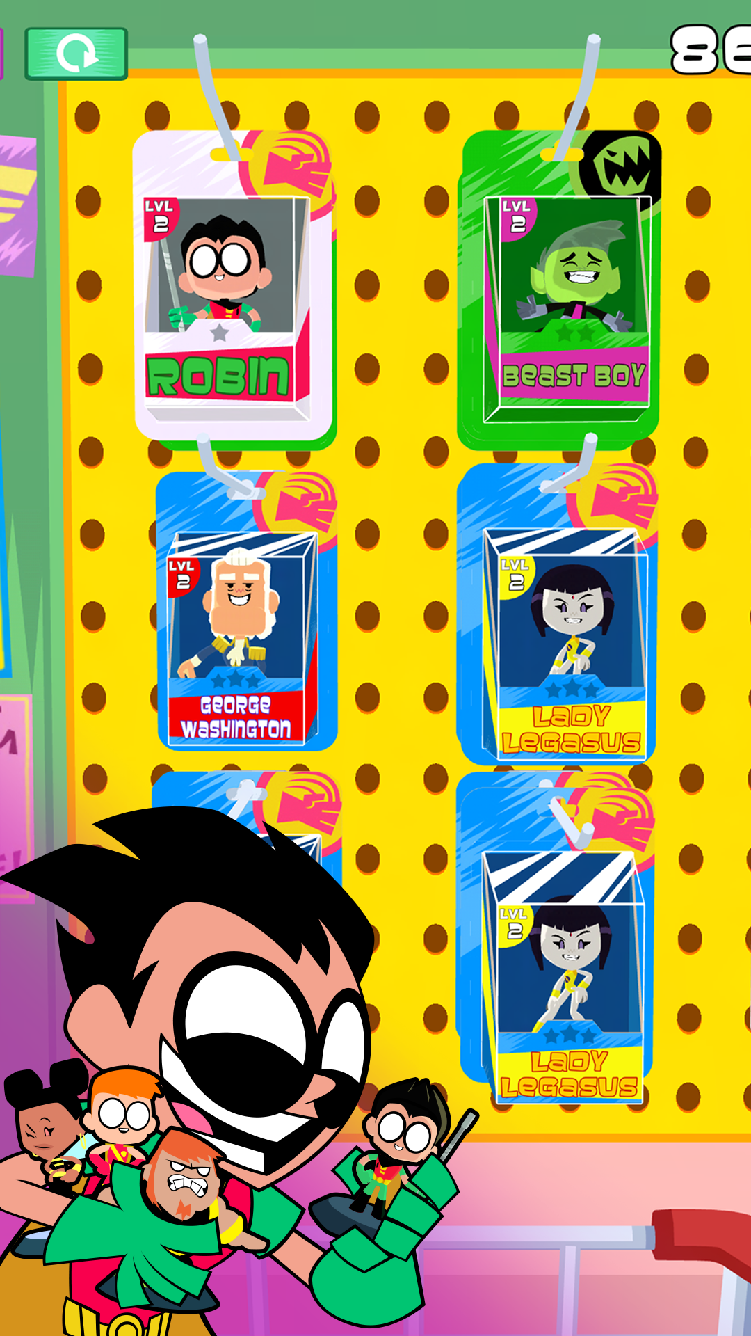 Teeny Titans - Teen Titans Go 게임 스크린샷