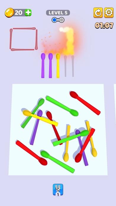 Matchy Sticks Game Screenshot