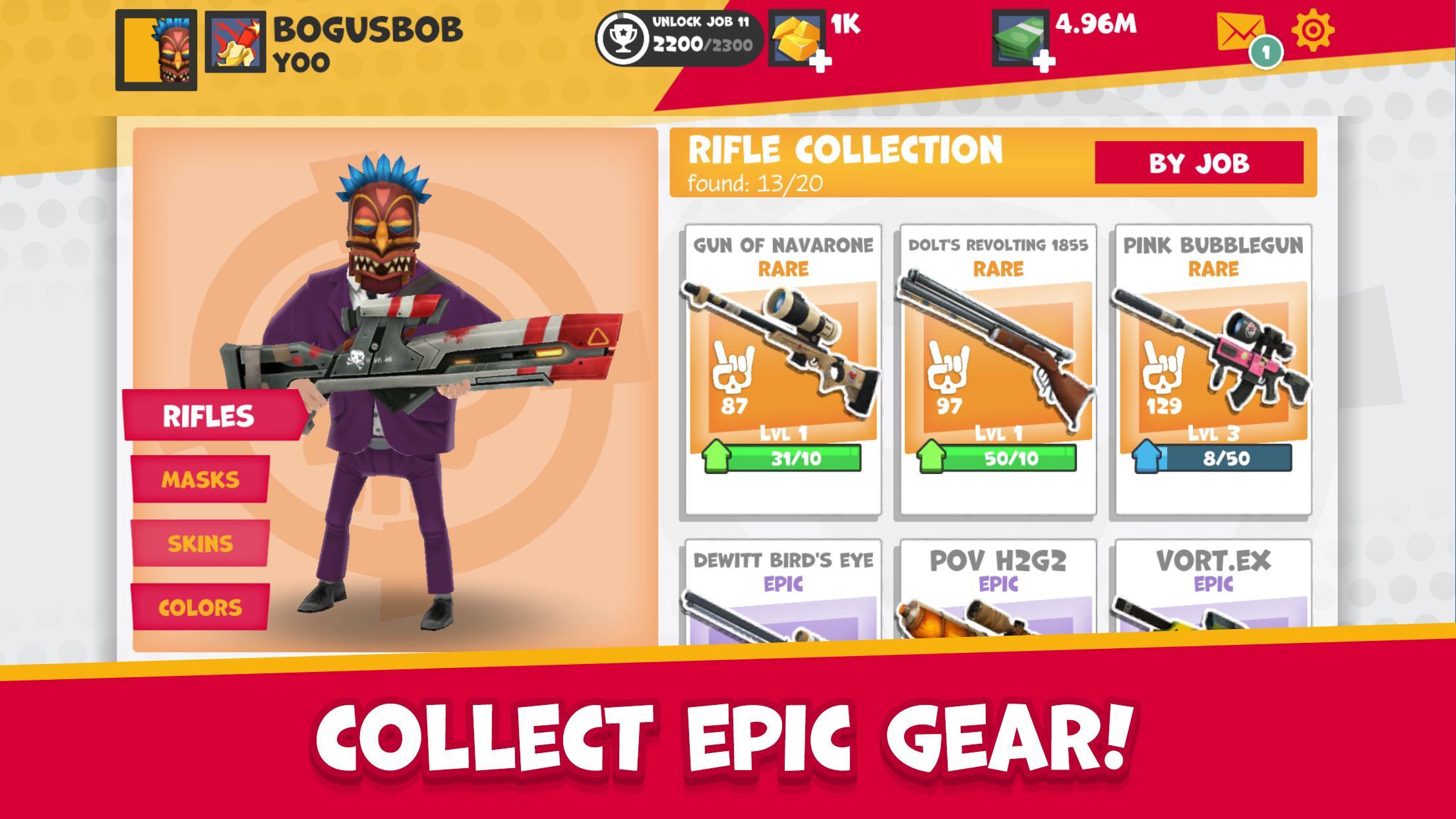 Snipers vs Thieves Game Screenshot