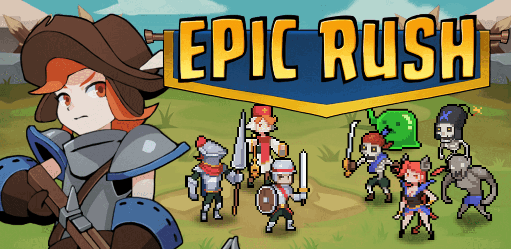 Screenshot dari video EPIC Rush - Idle Pixel RPG