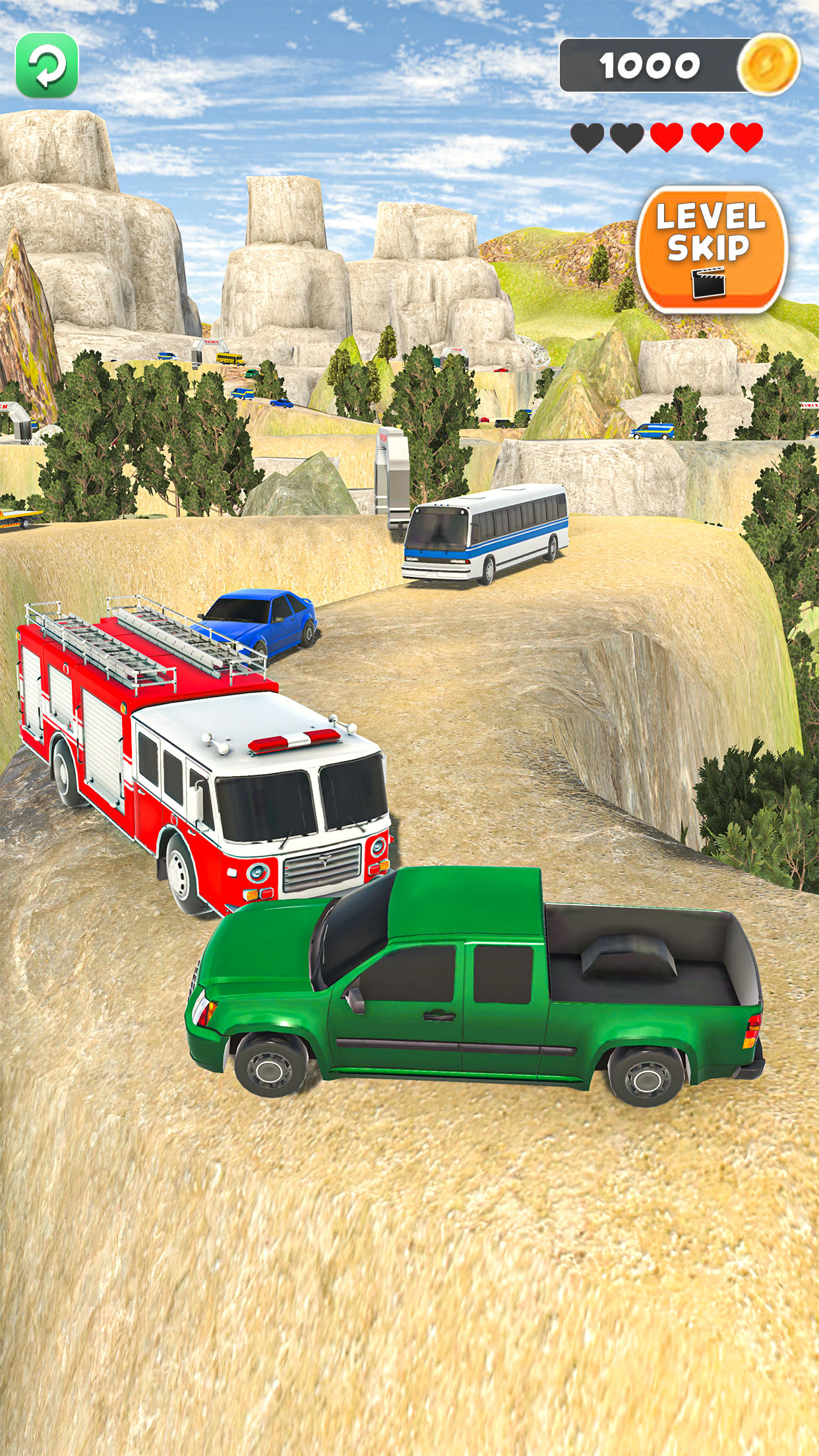 Super Truck Drive Death Road Game Screenshot