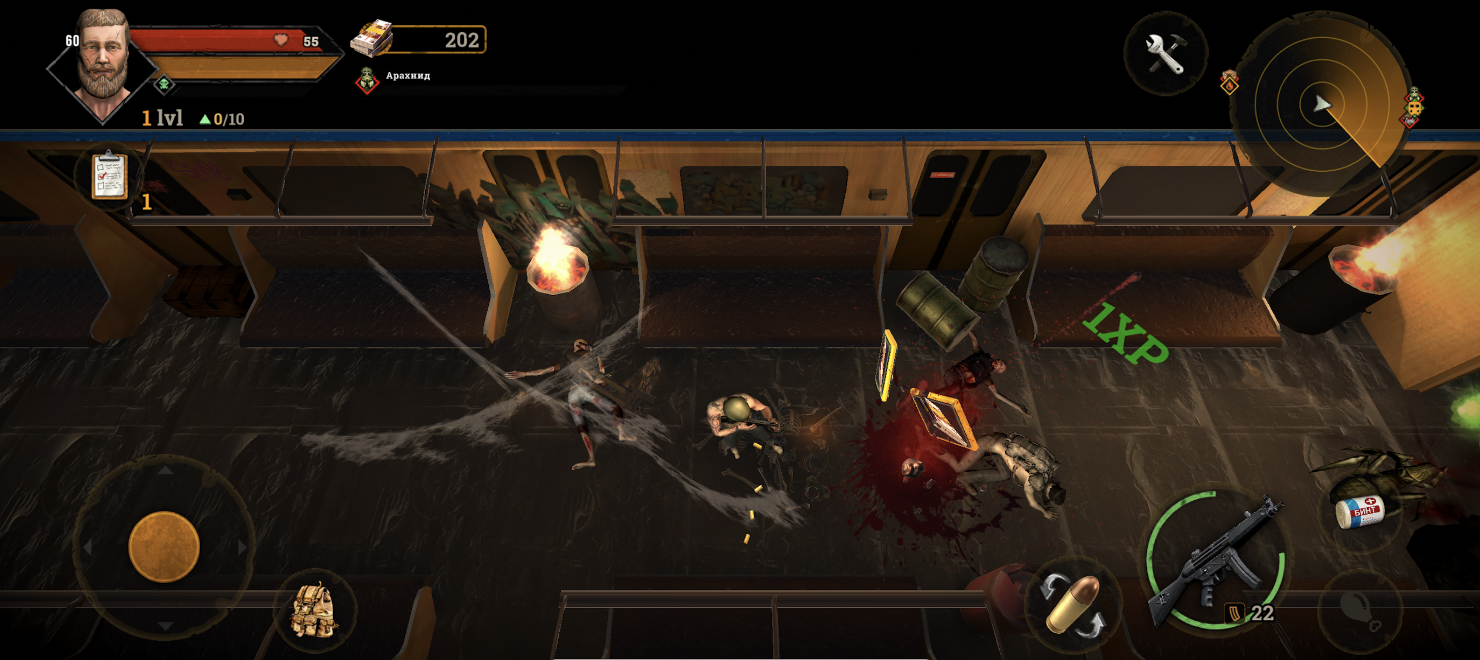 Screenshot 1 of Metro Survival, Chasseur de zombies 1.58