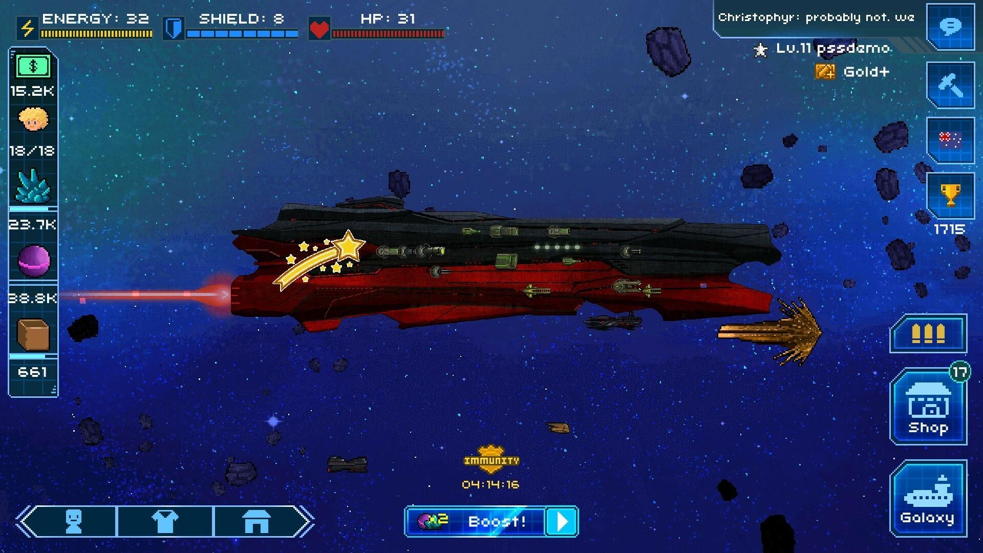 Pixel Starships 게임 스크린 샷