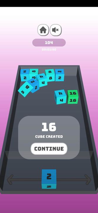 Cube Merge 게임 스크린샷