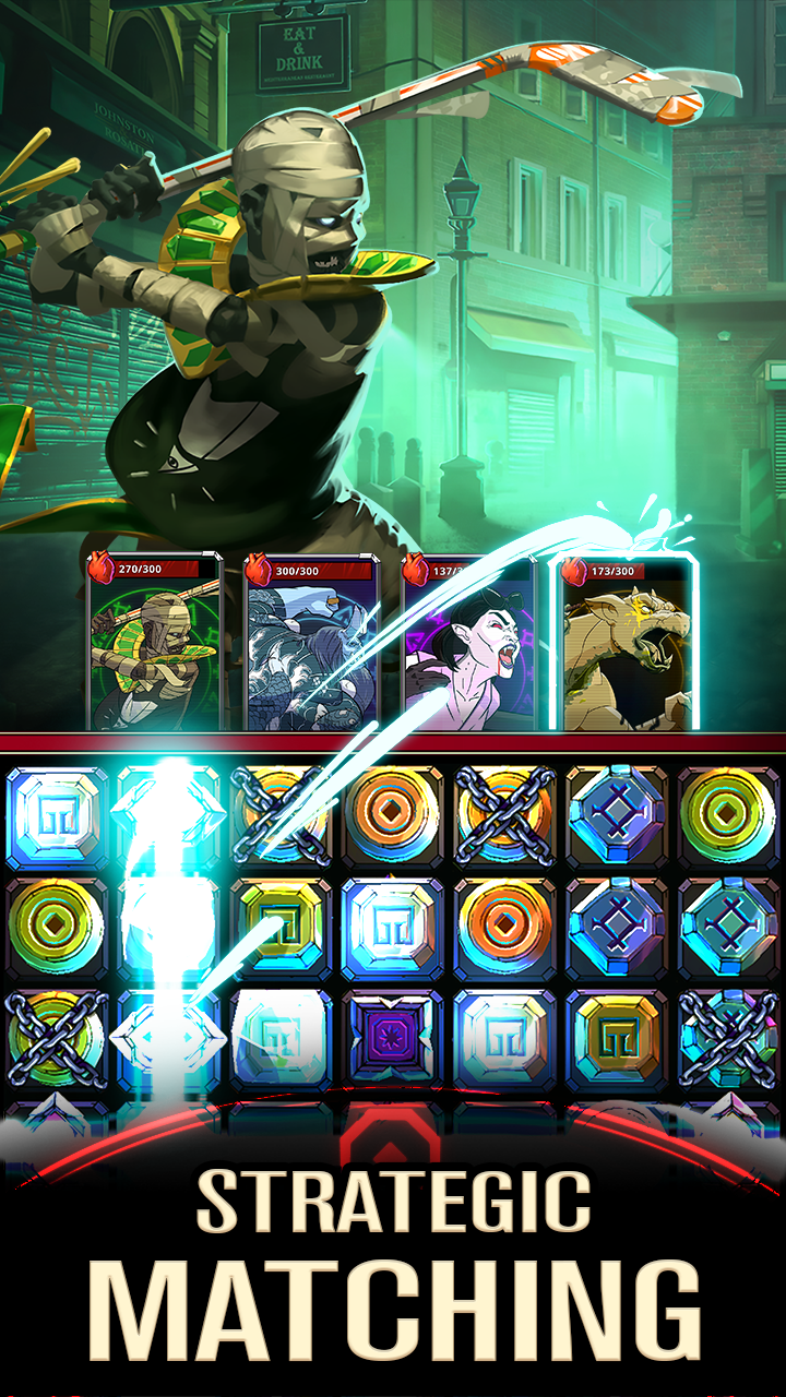 Shadow Wars: Horror Puzzle RPG Game Screenshot