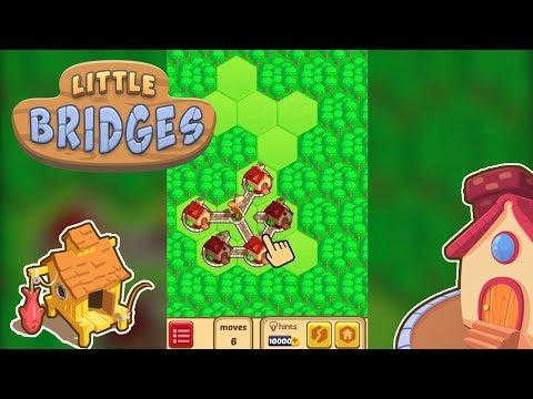 Captura de Tela do Vídeo de Little Bridges - Make Paths to Link The Village!