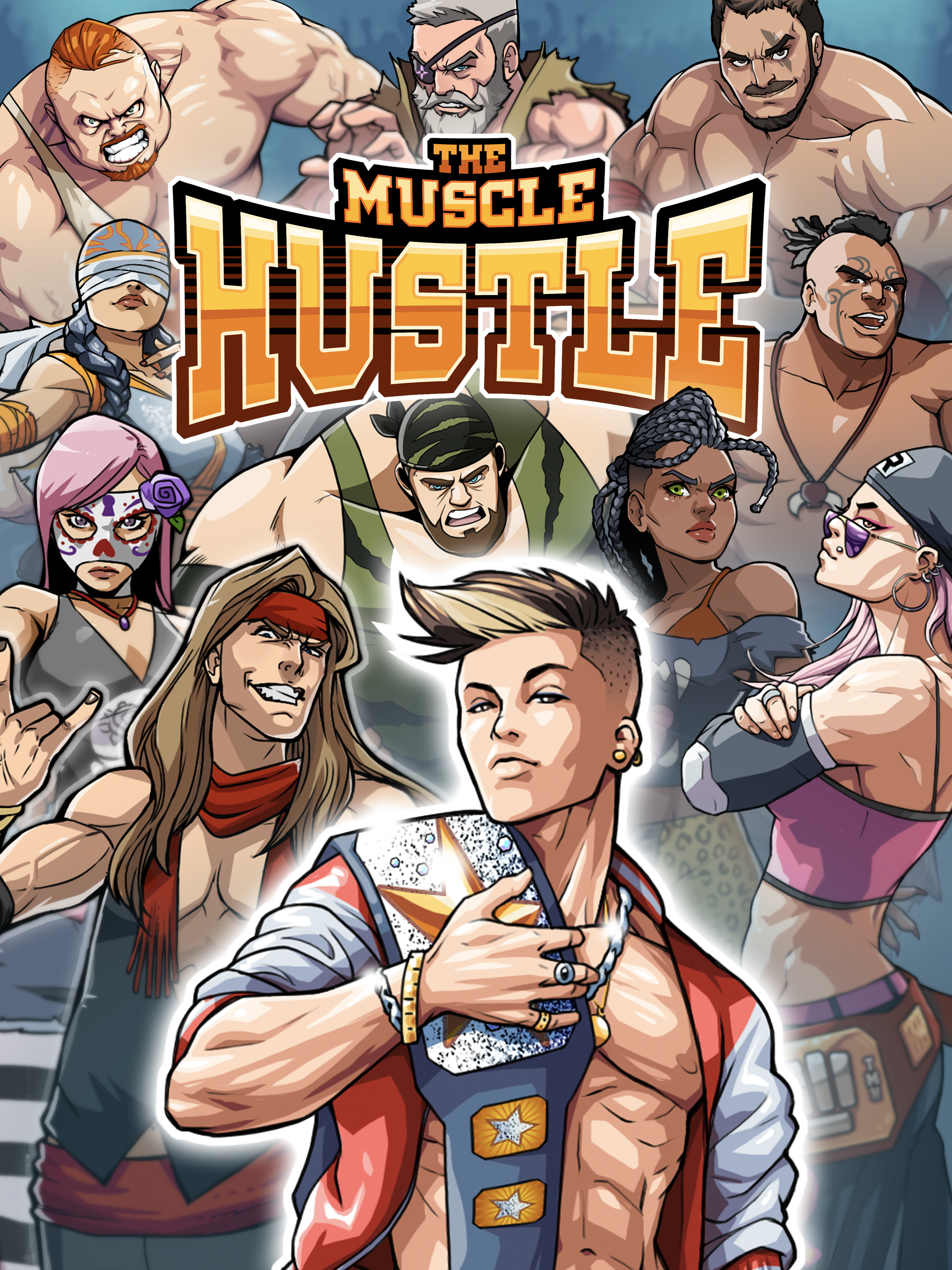《The Muscle Hustle》：彈弓摔跤遊戲截圖