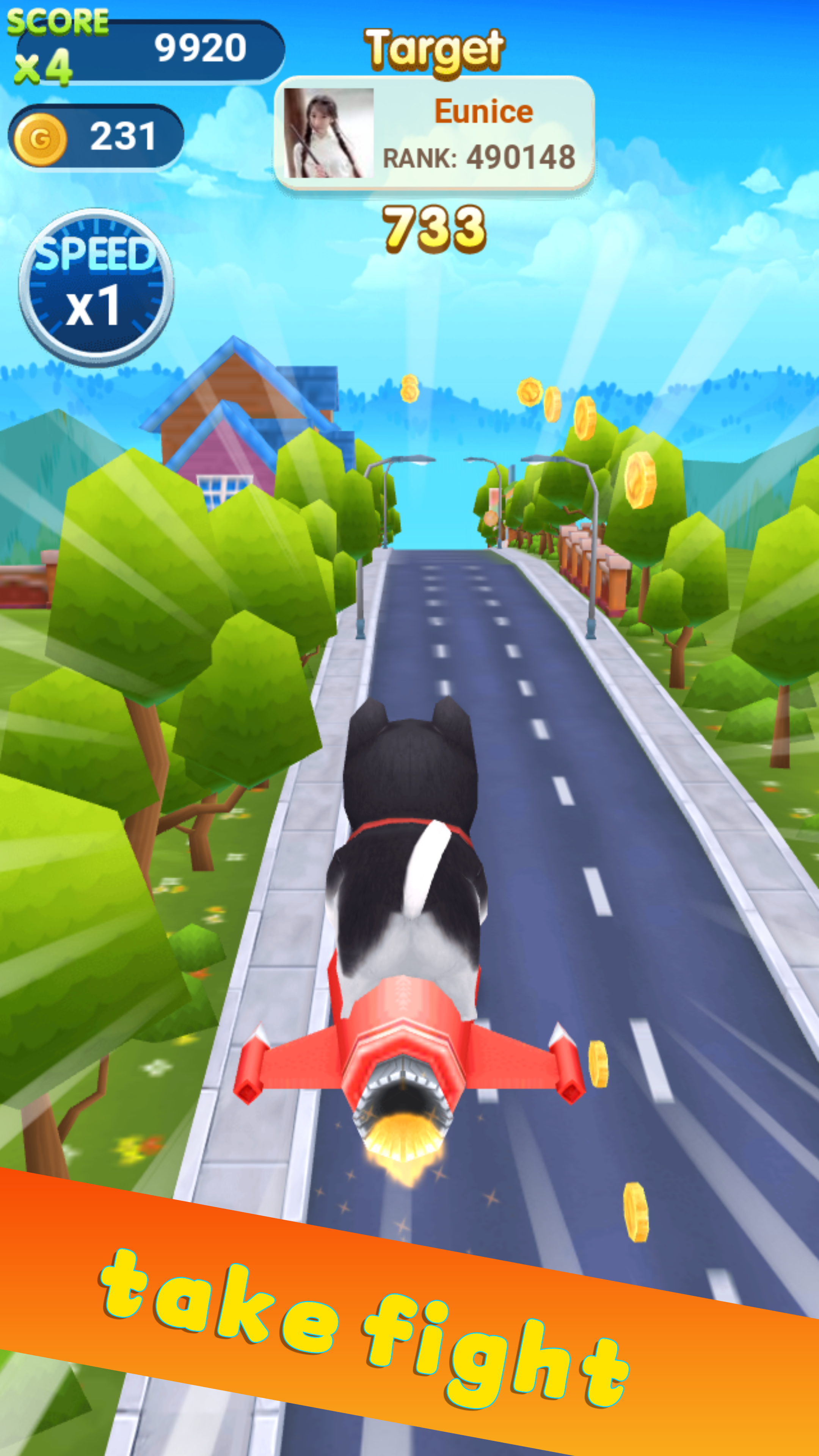 Furry Fun Run 3D Game Screenshot