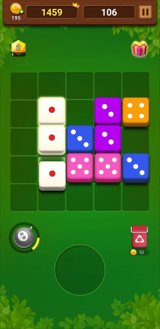 Dices Block Merge - Merge dice ภาพหน้าจอเกม