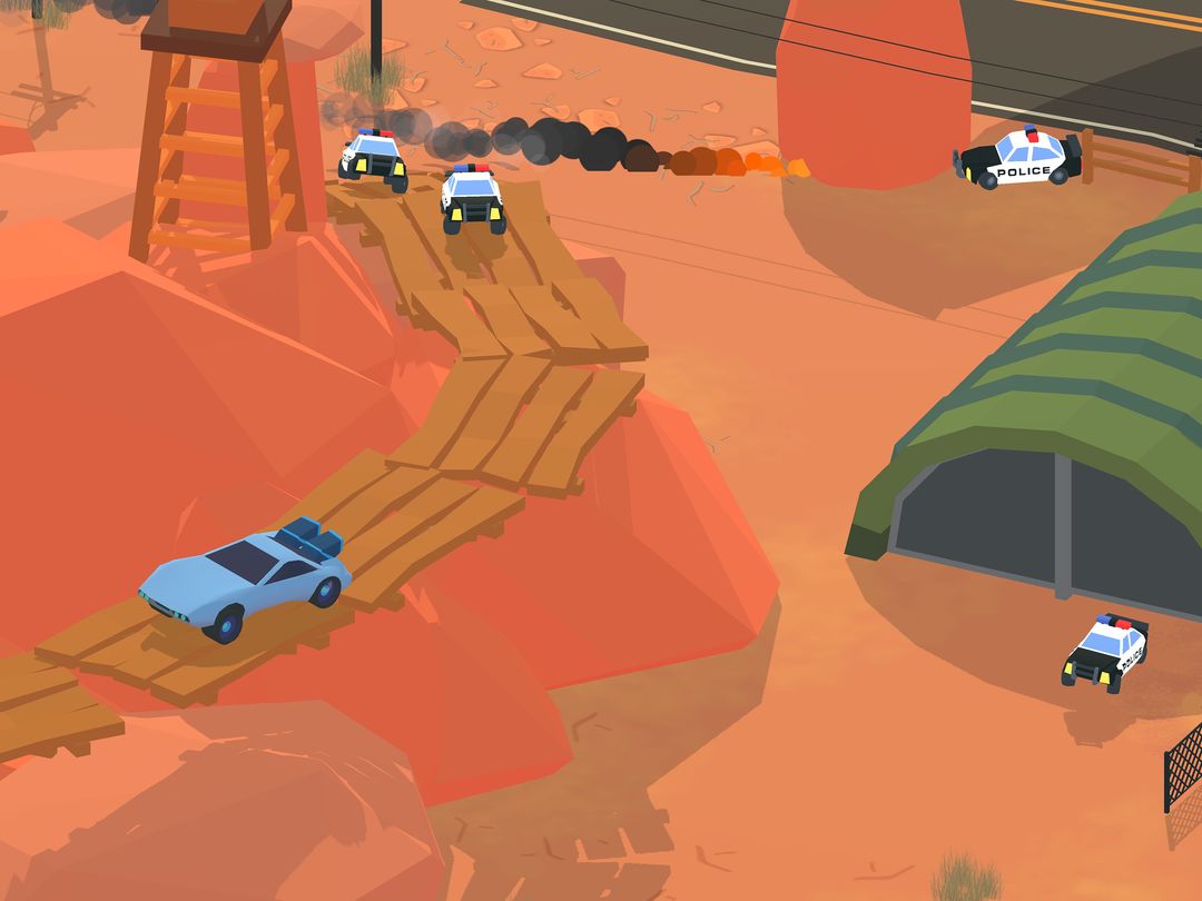 Screenshot of Smash racing: arcade racing