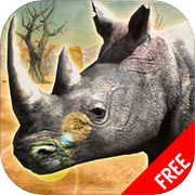 Simulatore di rinoceronte africano