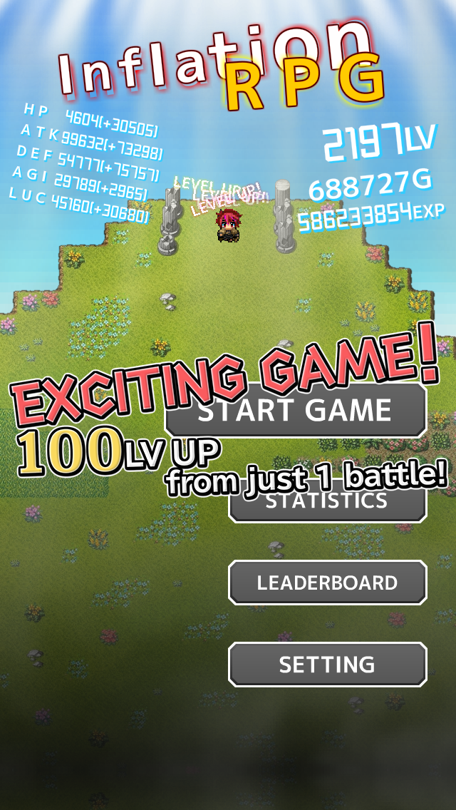 Inflation RPG Game Screenshot