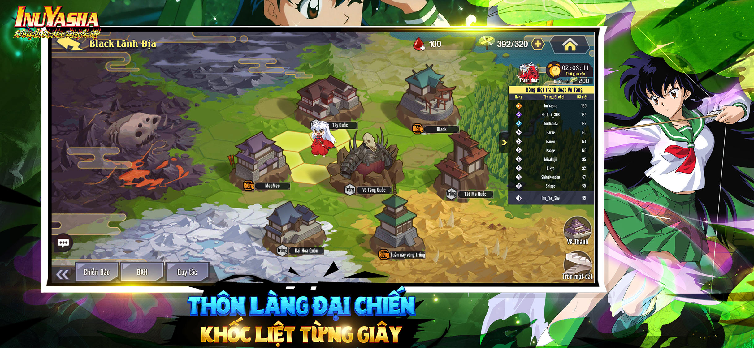 Khuyển Dạ Xoa Truyền Kỳ - IP InuYasha Game Screenshot