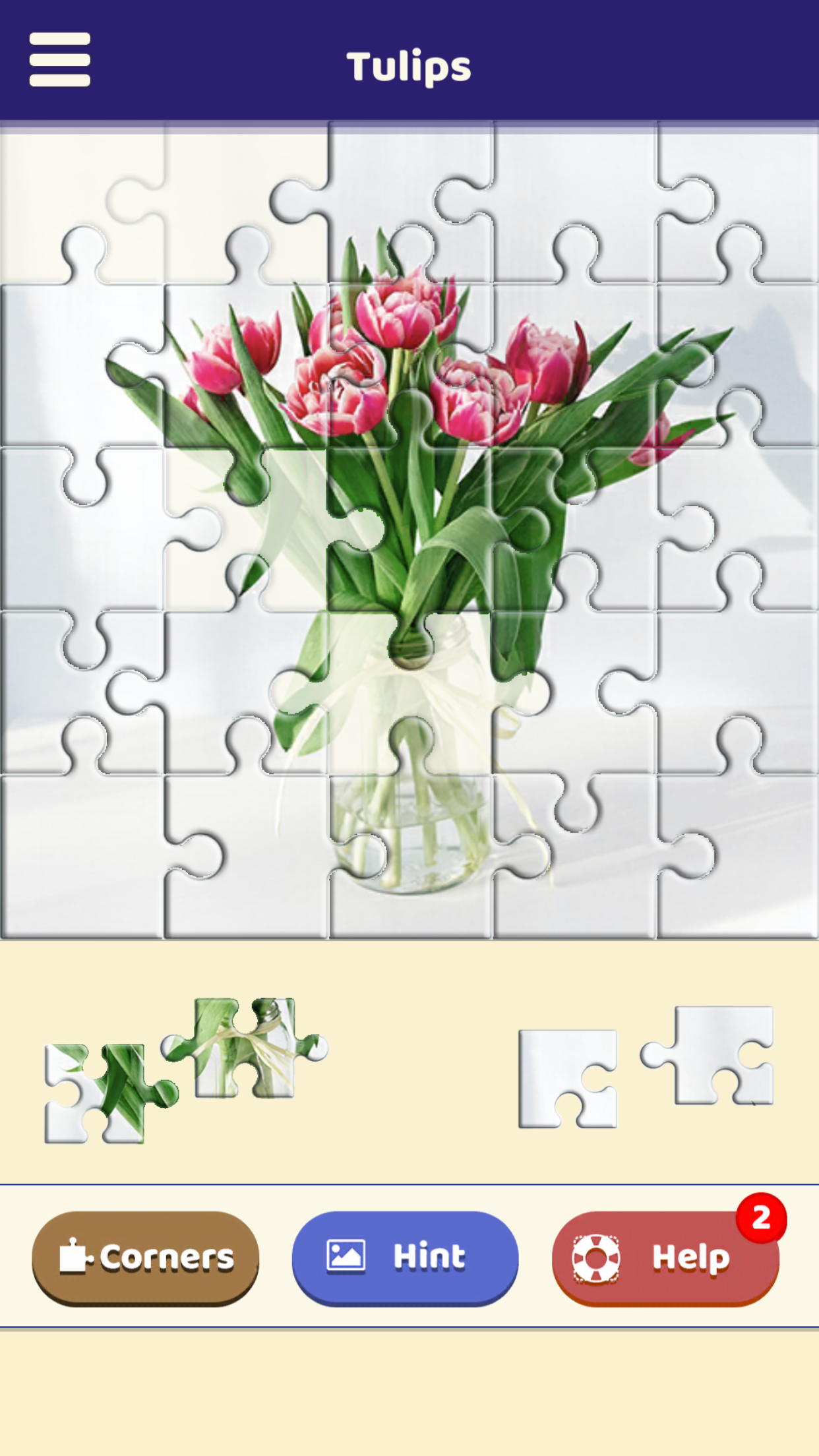 Tulip Love Puzzle Game Screenshot