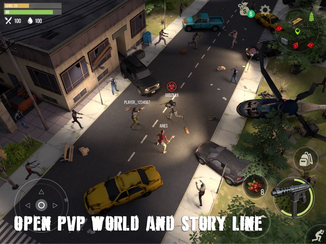 Prey Day: Zombie Survival ภาพหน้าจอเกม