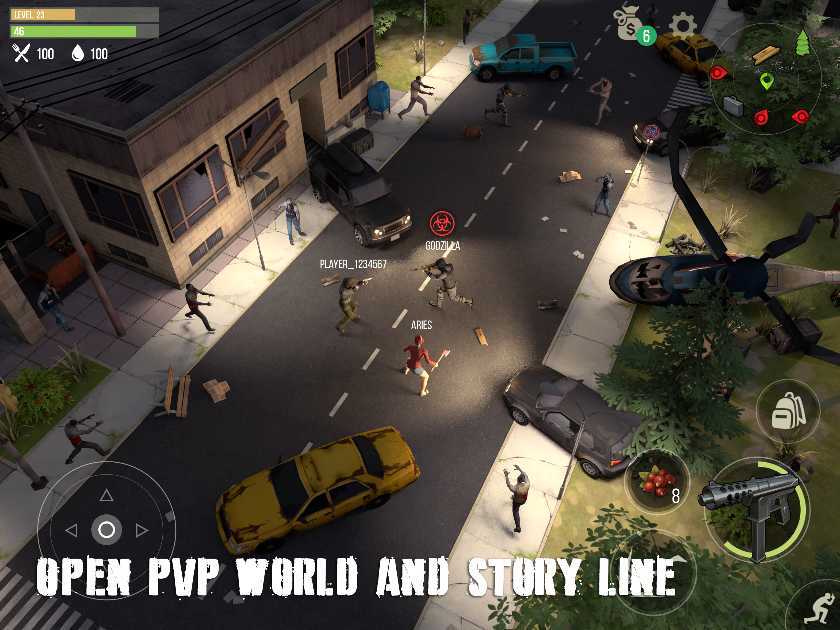 Prey Day: Zombie Survival Game Screenshot