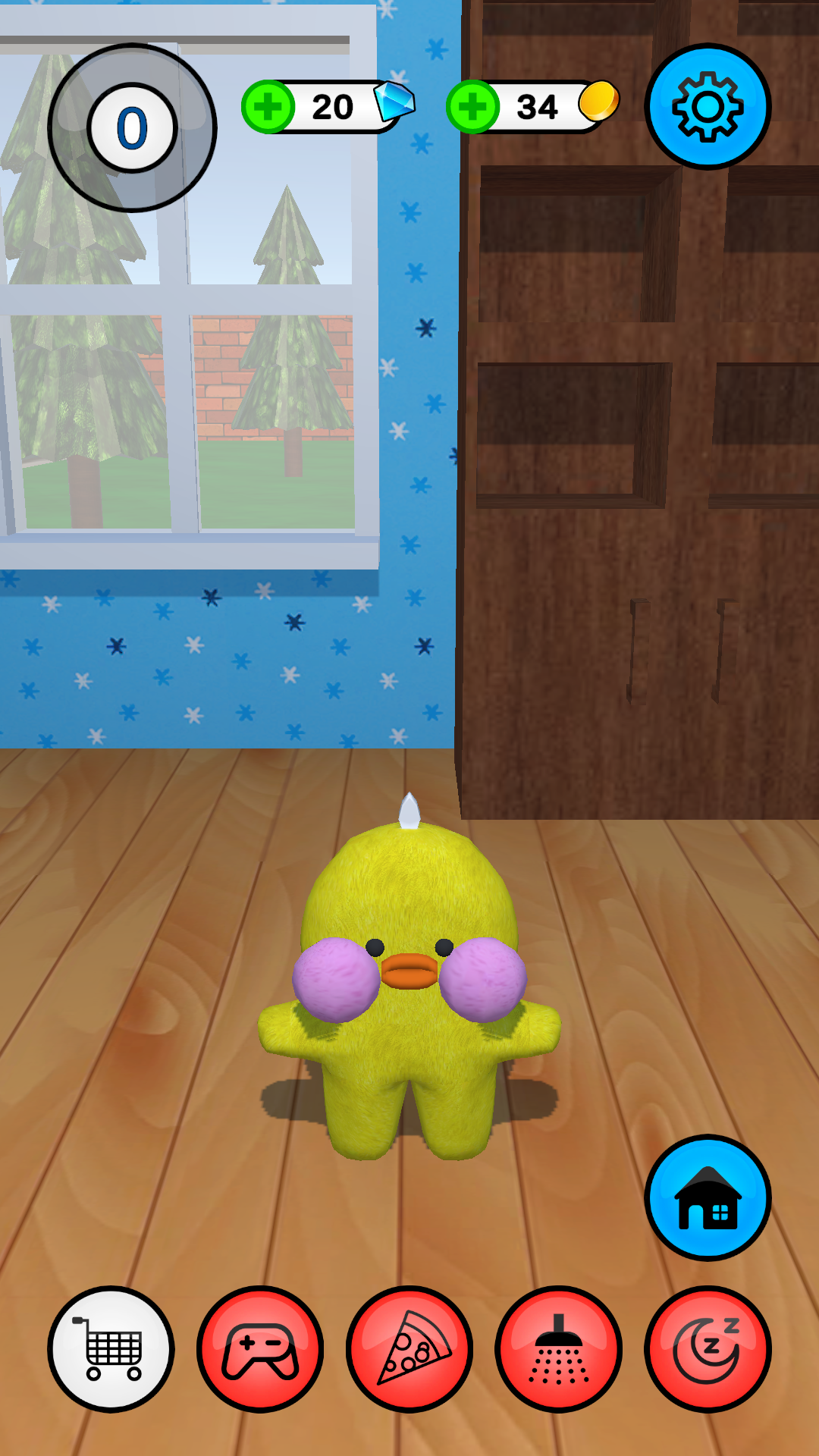 Captura de Tela do Jogo Lalafanfan House: Paper Duck