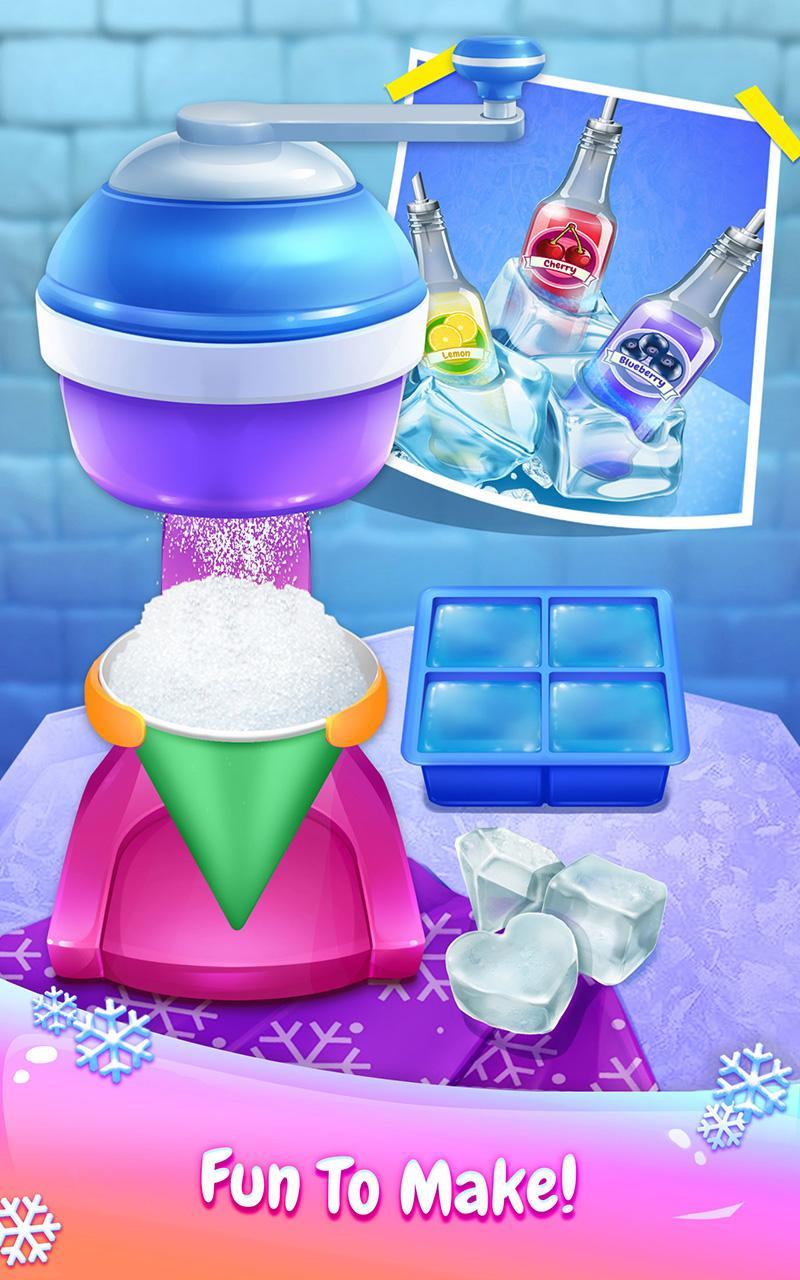 Snow Cone Maker - Summer Fun Game Screenshot