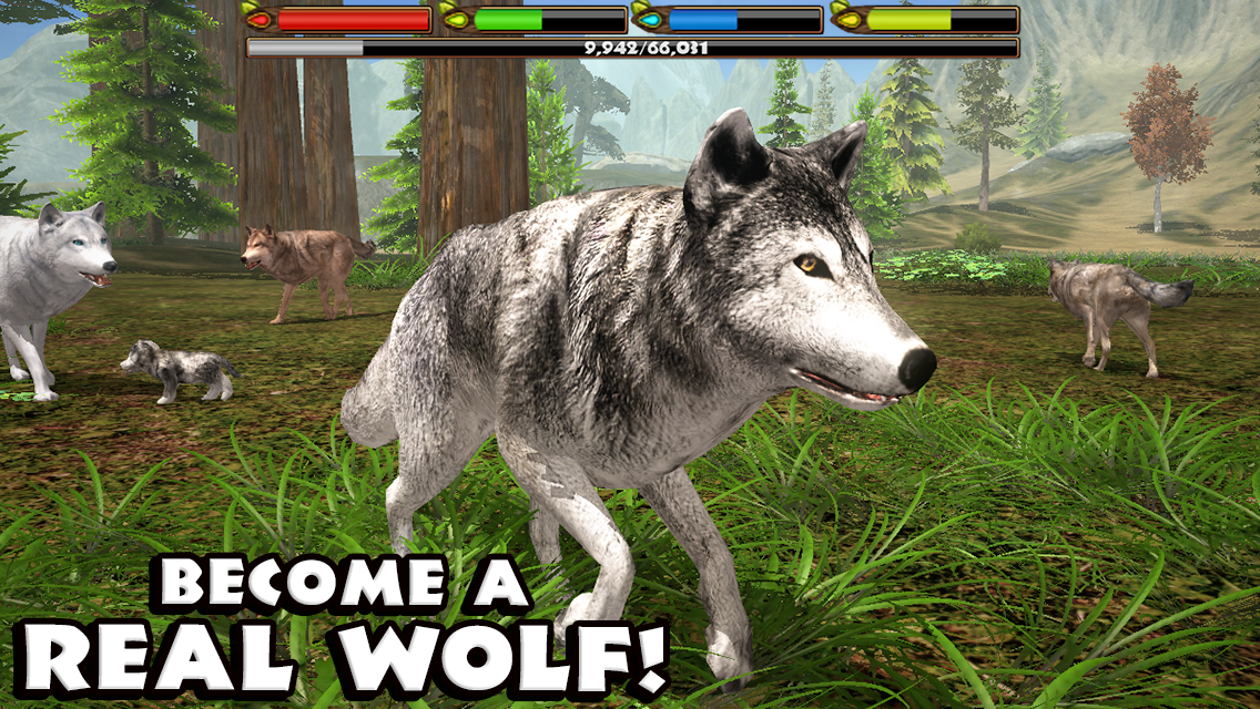 Screenshot 1 of Simulator Serigala Terbaik 