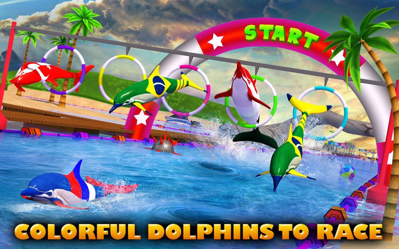 Dolphin Racing 3D Game Screenshot