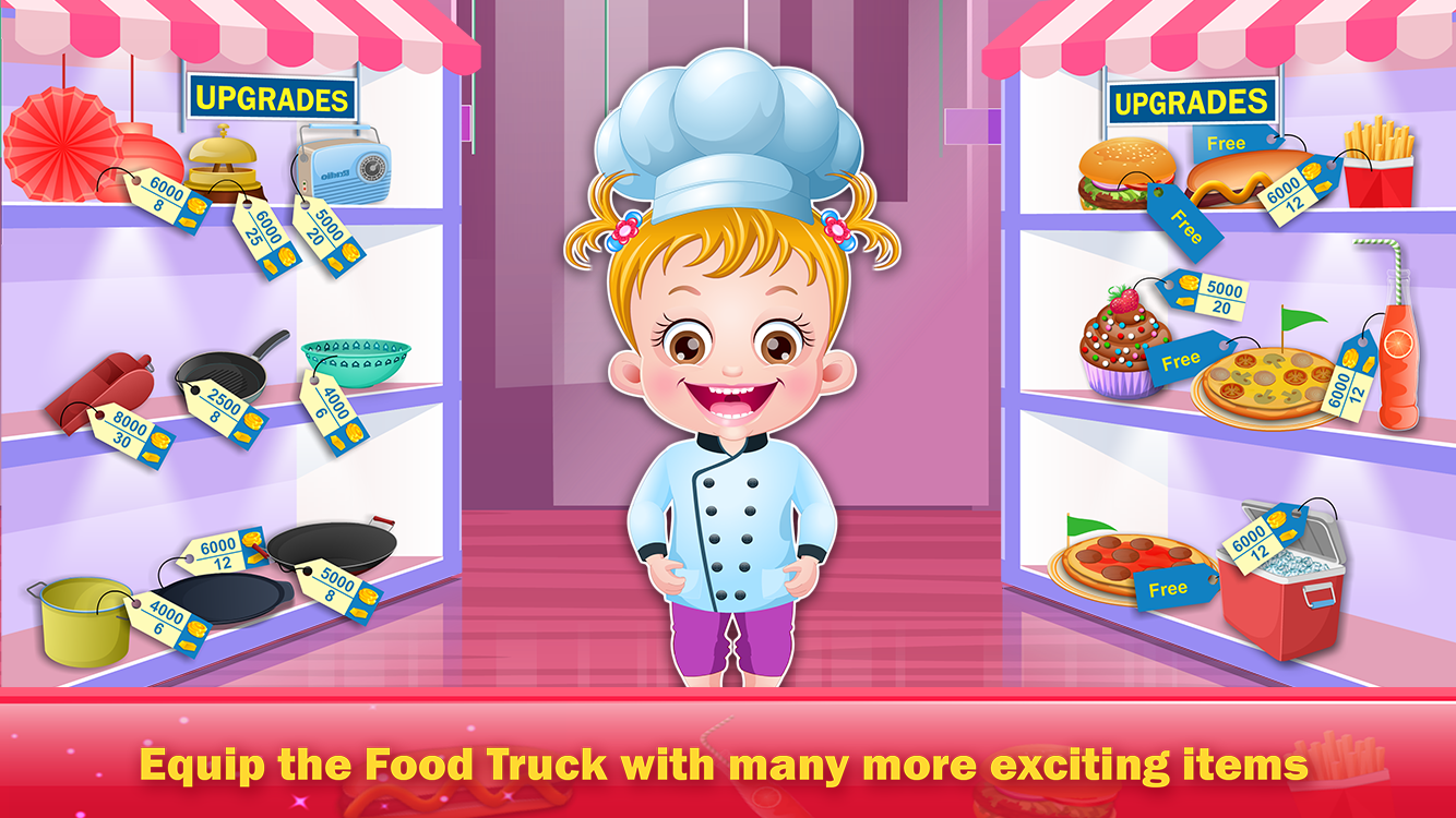 Baby Hazel Food Truck Game Screenshot