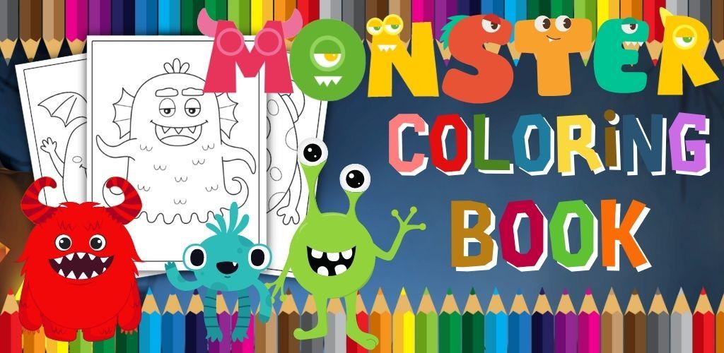Banner of Pixeame Monster Coloring Book 2.0