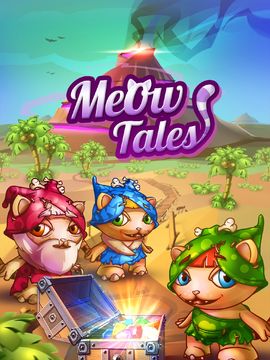 Cuplikan Layar Game Meow Tales Jewel Match 3 Mania