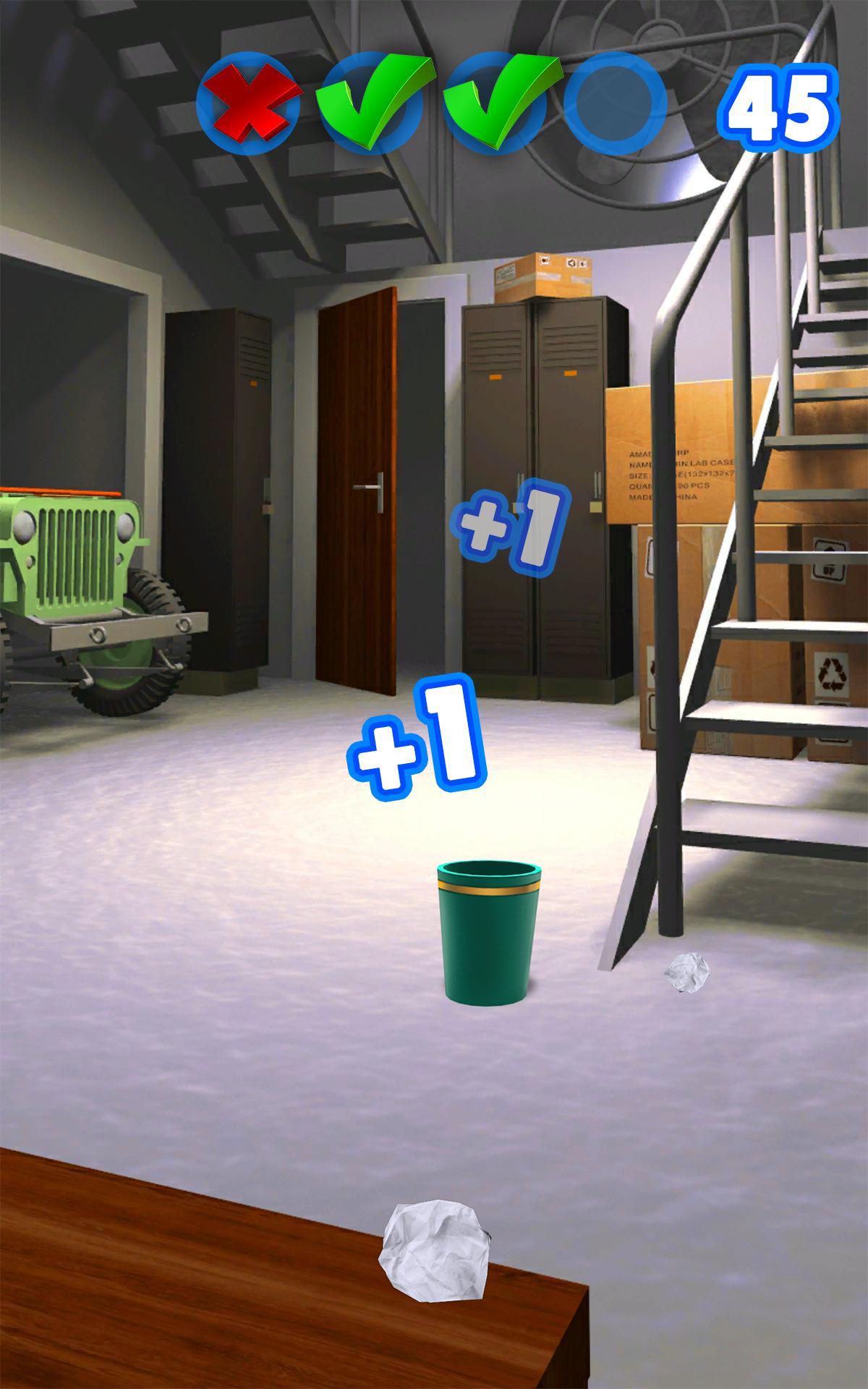 Paper Throw - Aim and Toss Game Screenshot