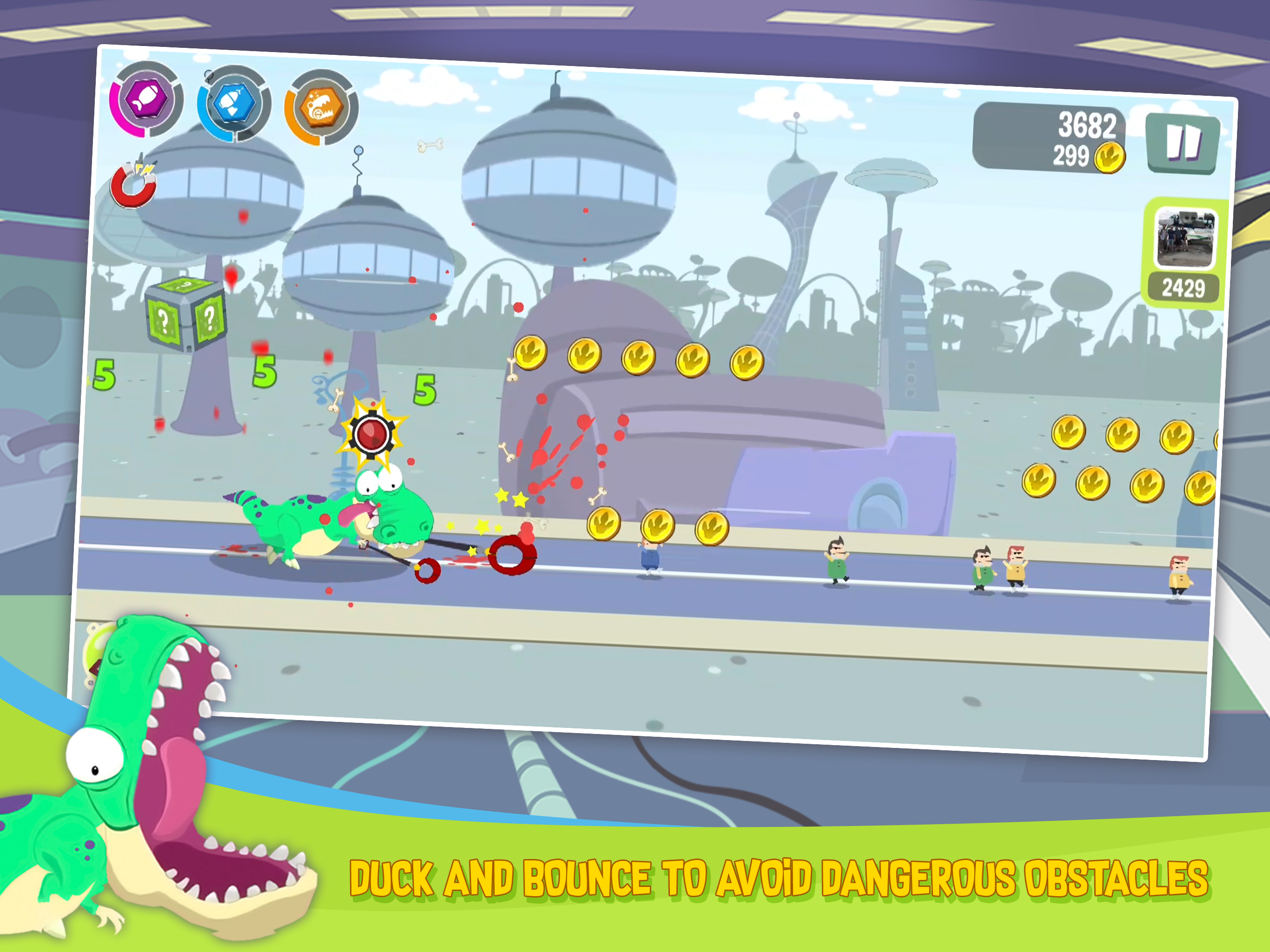 Unstoppable Rex Game Screenshot
