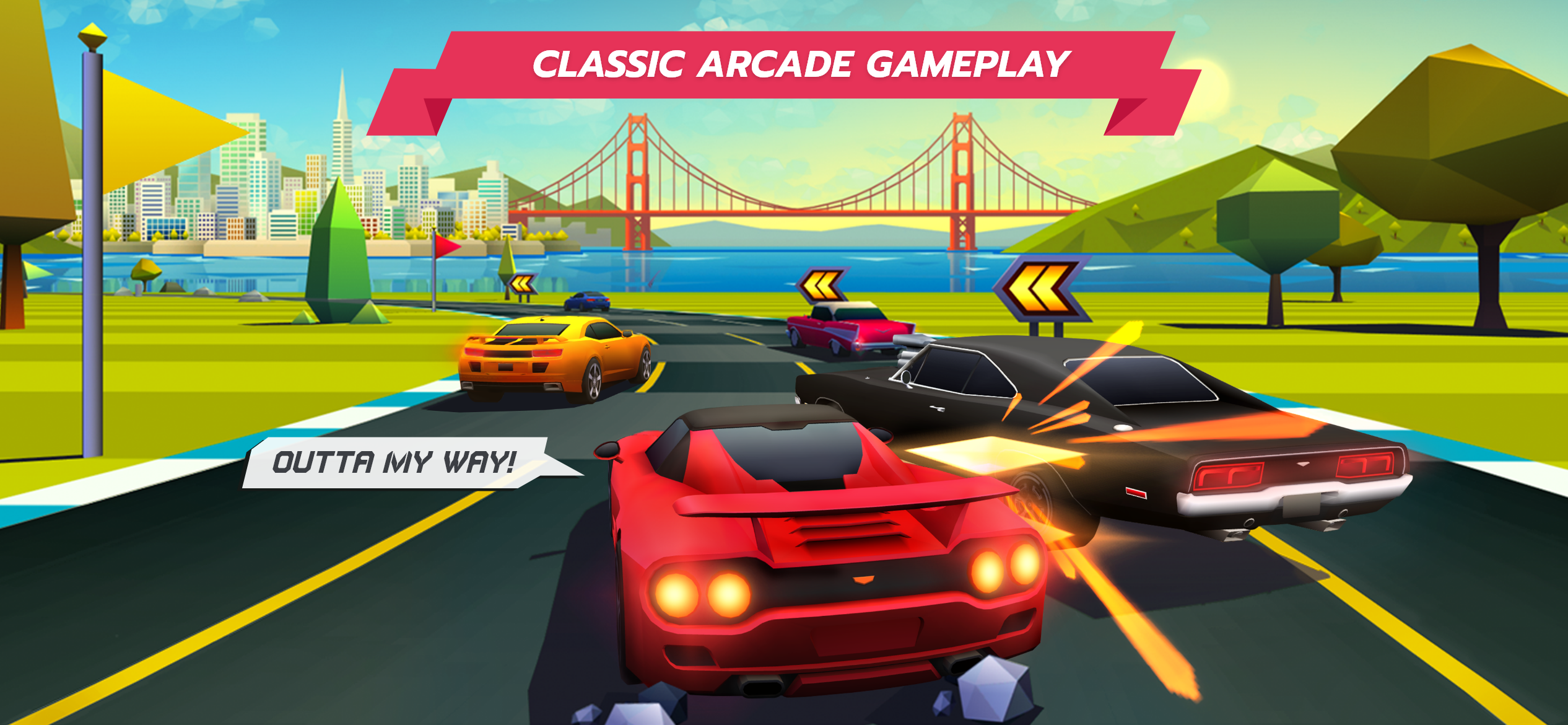 Horizon Chase – Arcade Racing Game Screenshot