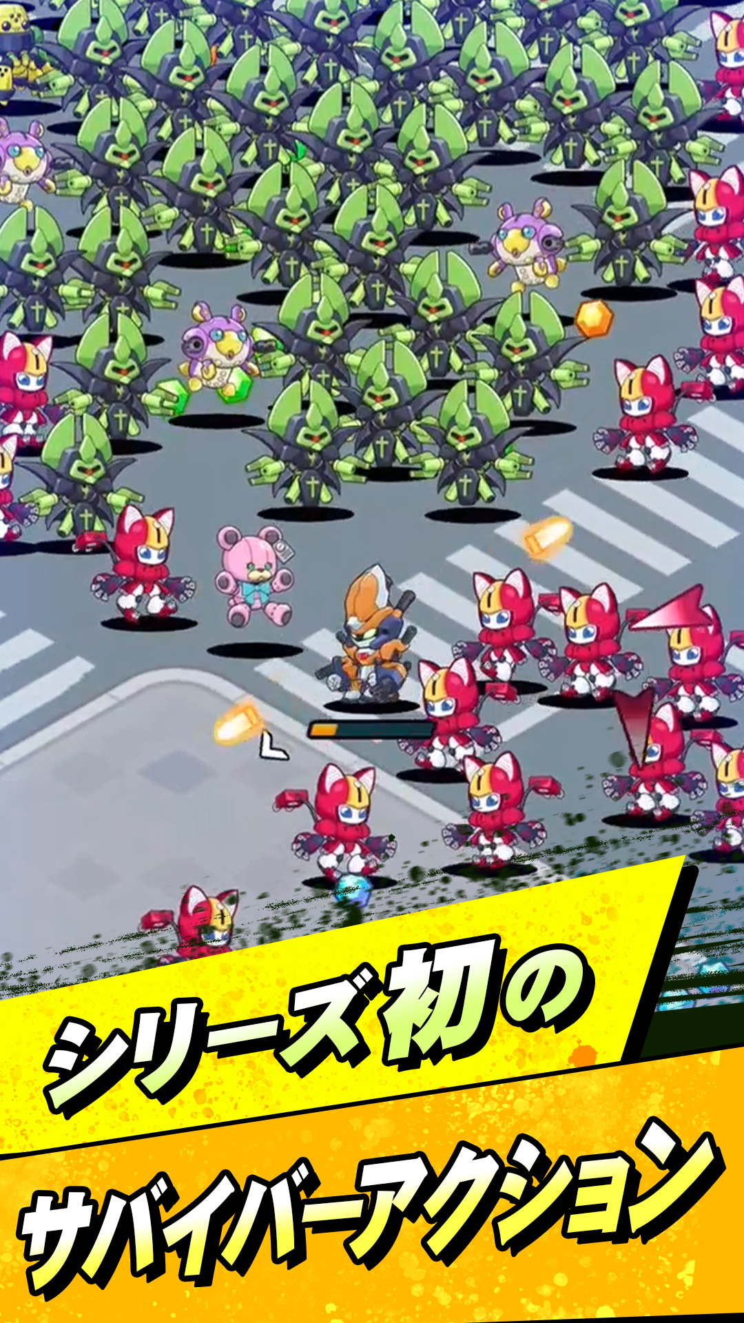 Medarot Survivors ภาพหน้าจอเกม