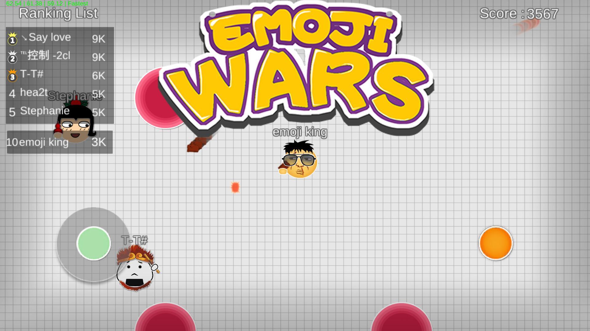 Emoji Wars Game Screenshot