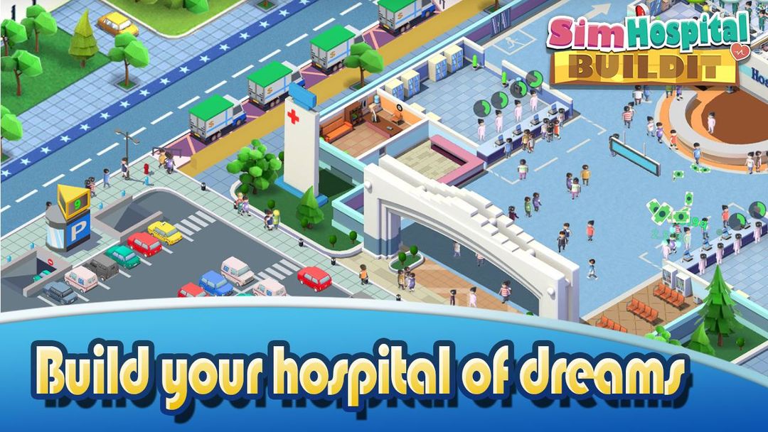 Sim Hospital BuildIt 게임 스크린 샷