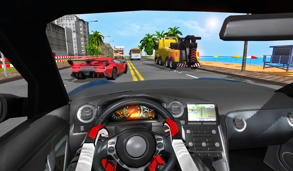 Racing In Car Turbo screenshot game