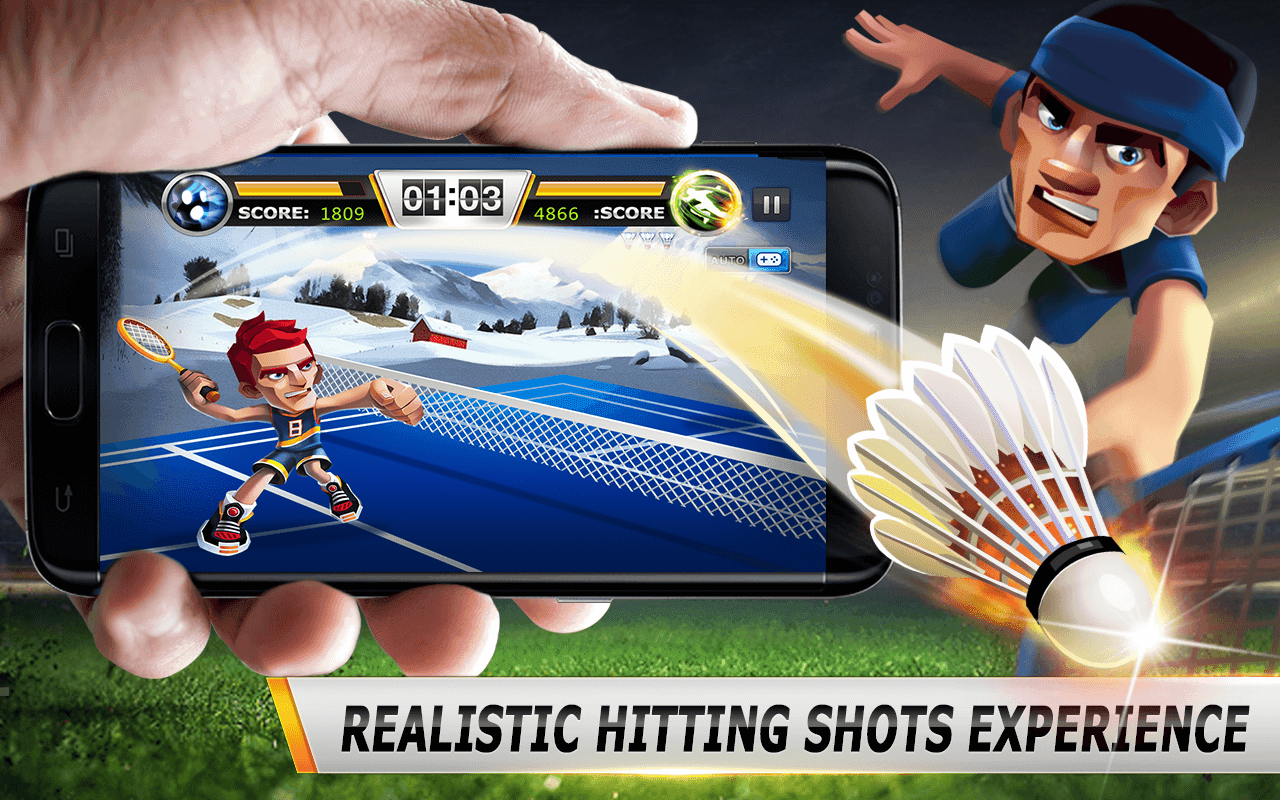 Badminton 3D Game Screenshot
