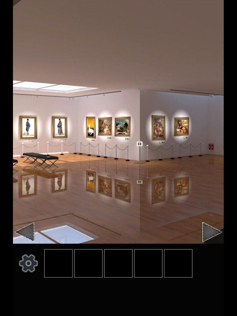 Escape from the Art Gallery. ภาพหน้าจอเกม
